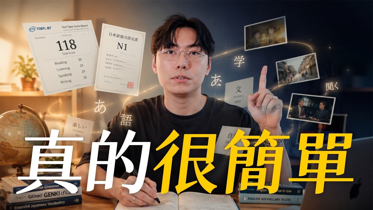 想把語言學好，其實只需要做一件事【完整指南】